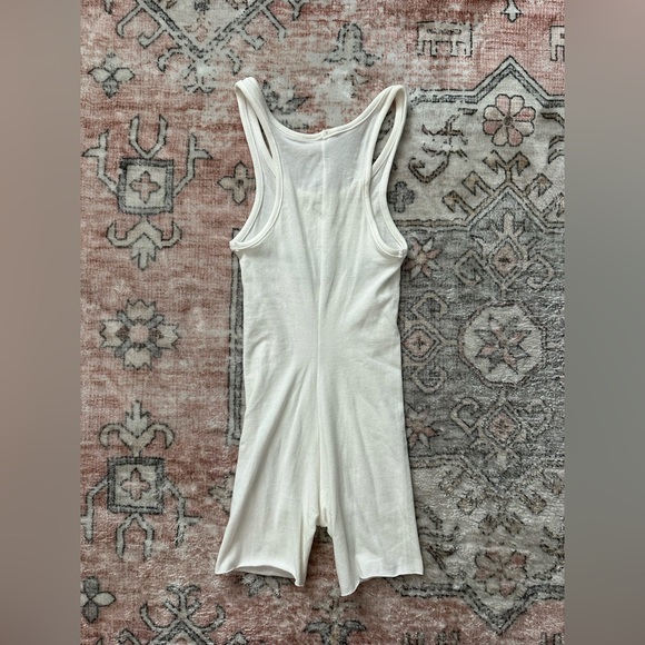 NWOT Yeezy White Tank Romper with Black 'WET' Graphic - Picture 4 of 4